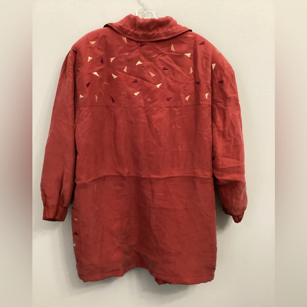 vintage Red silk jacket - Picture 9 of 9
